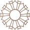 Ekena Millwork Augustus Wood Fretwork Pierced Ceiling Medallion, Wood (Paint Grade), 22"OD x 7 3/4"ID x 3/8"T CMWP22X22X0375AUMF - alternate 2